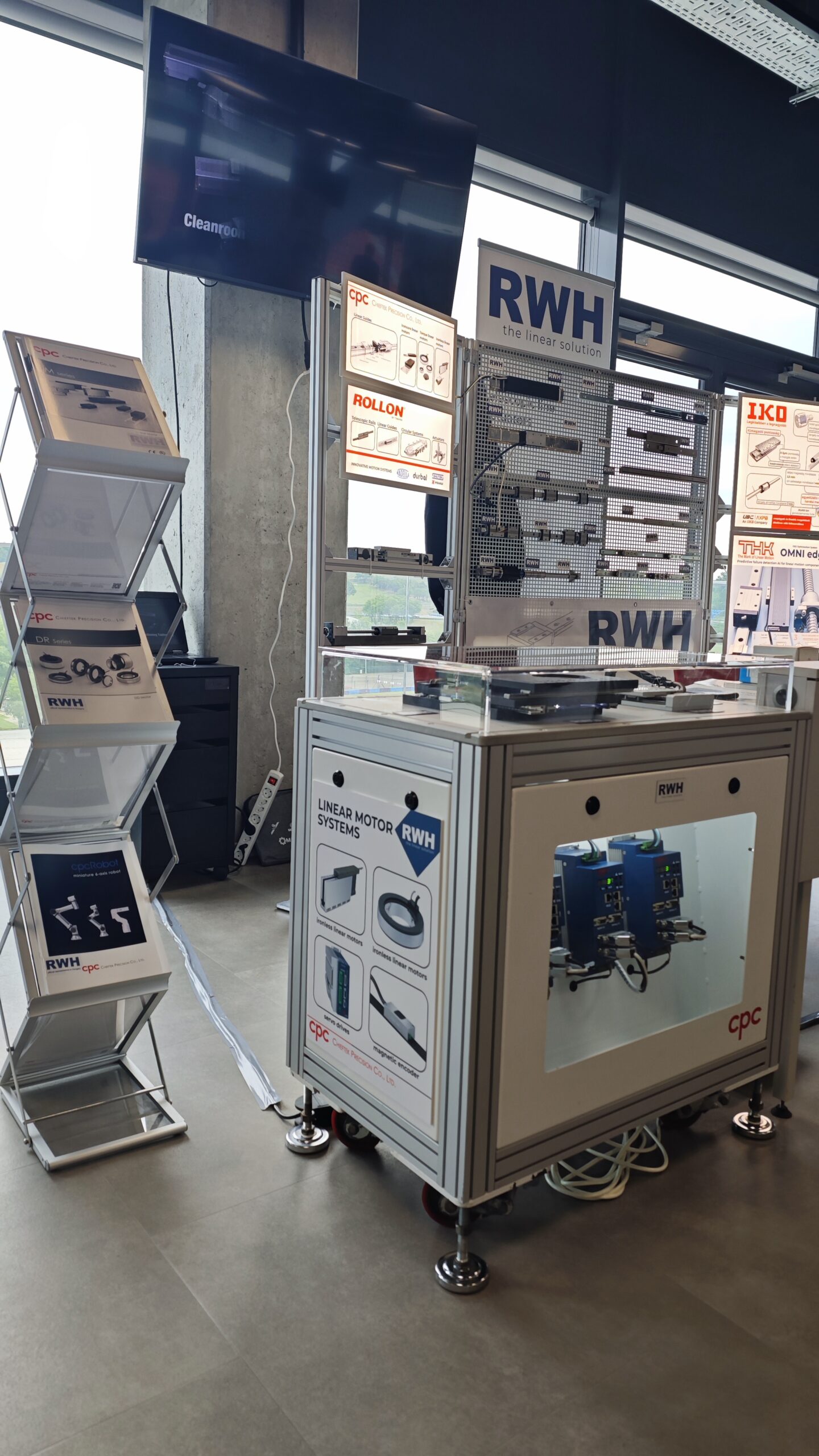 RWH booth - CPC linear motor demo unit2